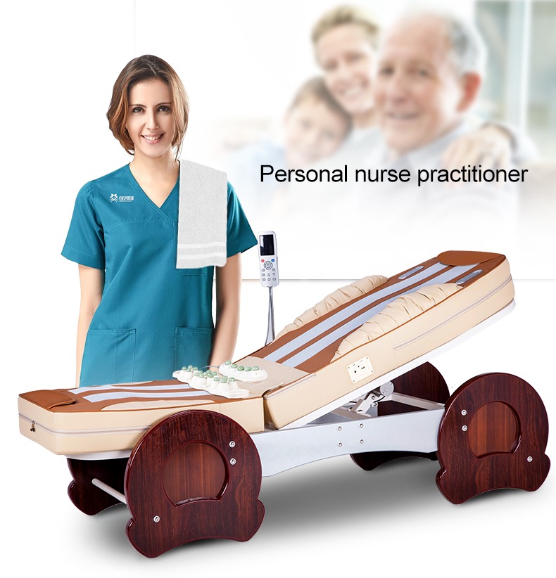 Profesjonalne łóżko masujące rolkami nefrytowymi EXCLUSIVE COMFORT