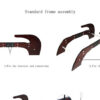 Profesjonalne łóżko masujące rolkami nefrytowymi JADE & TURMALINE