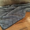 KOŁDRA Z WELNY ALPAKI CIEMNEJ CARO + ALPAKA GŁADKA 220X200