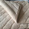 KOC Z WEŁNY WIELBŁĄDZIEJ CAMEL JASNY PASY 180x200