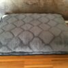 MATERAC Z WEŁNY ALPAKI CIEMNEJ CARO + CAMEL CIEMNY 160x200