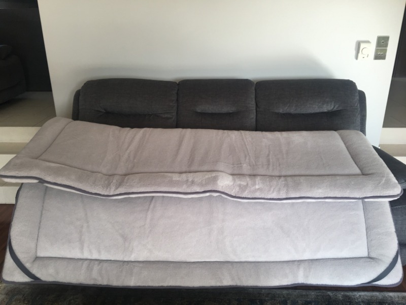 MATERAC Z WEŁNY ALPAKI SILVER MEGA GRUBY  90x200