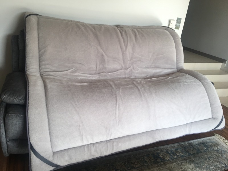 MATERAC Z WEŁNY ALPAKI SILVER MEGA GRUBY  90x200