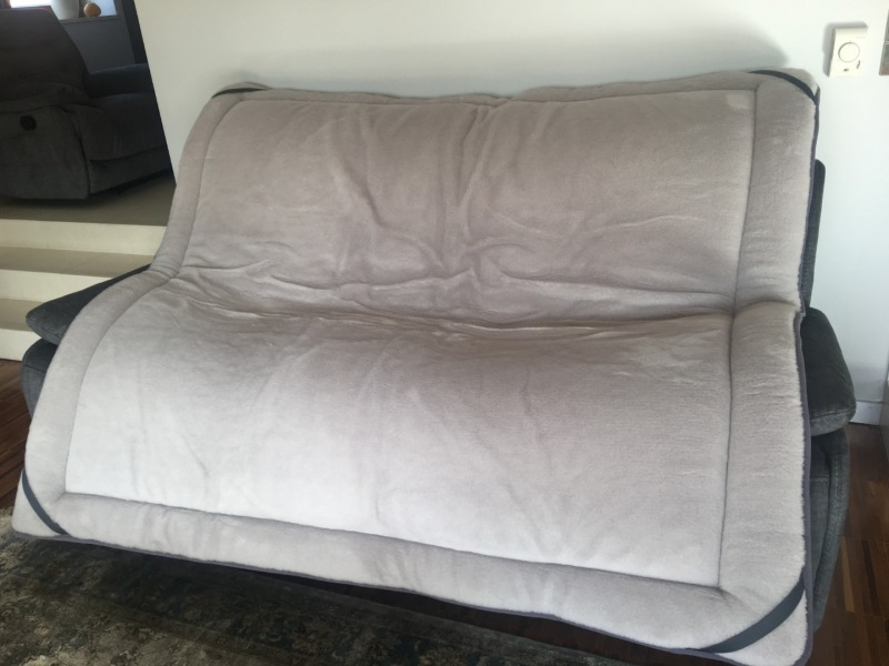 MATERAC Z WEŁNY ALPAKI SILVER MEGA GRUBY  90x200