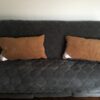 0aaa POŚCIEL Z WEŁNY ALPAKI CIEMNEJ CARO + CAMEL CIEMNY 240x200 + PODKŁAD