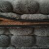 14a POŚCIEL Z WEŁNY ALPAKI CIEMNEJ CARO + CAMEL CIEMNY 240x200 + PODKŁAD
