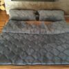 7a POŚCIEL Z WEŁNY ALPAKI CIEMNEJ CARO + CAMEL CIEMNY 240x200 + PODKŁAD