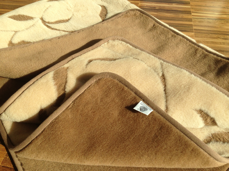 KOŁDRA Z WEŁNY WIELBŁĄDZIEJ CAMEL BENJAMIN BRĄZOWY 160x200