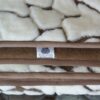 KOŁDRA Z WEŁNY CAMEL CIEMNY + KASZMIR GIRAFFE (Mega Gruba) 180x200