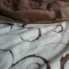 KOŁDRA Z WEŁNY CAMEL CIEMNY + KASZMIR LUNA 200x200