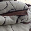 0319 POŚCIEL Z WEŁNY KASZMIR LUNA + CAMEL CIEMNY 140x200 + PODKŁAD