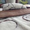 0321 POŚCIEL Z WEŁNY KASZMIR LUNA + CAMEL CIEMNY 140x200 + PODKŁAD