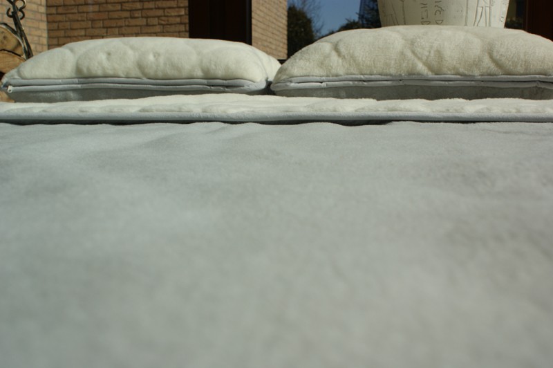 POŚCIEL Z WEŁNY ALPAKI SILVER + KASZMIR CARO 160x200 + MATERAC