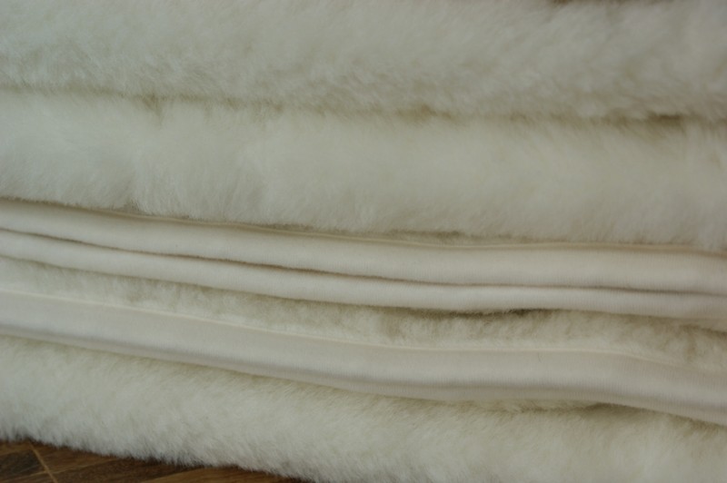 KOC Z WEŁNY KASZMIR WHITE 160x200