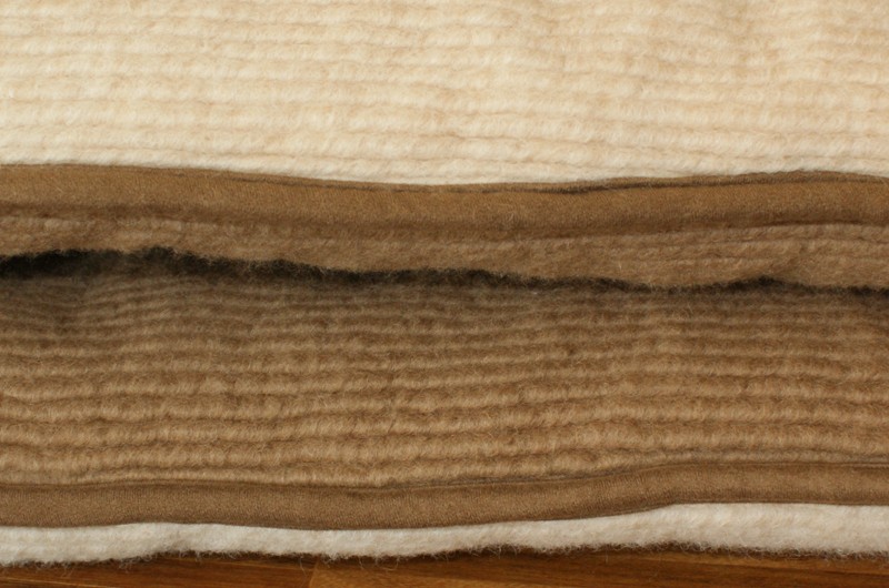 MATERAC Z WEŁNY CAMEL WIELBŁĄDZIEJ PERUGGIANO (GRUBY) 200x200