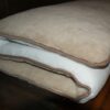 MATERAC Z WEŁNY CAMEL WIELBŁĄDZIEJ CAPPUCCINO (MEGA GRUBY) 140x200