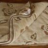 POŚCIEL Z WEŁNY WIELBŁĄDZIEJ CAMEL RÓŻA BRĄZ 140x200 + MATERAC