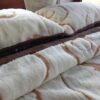 POŚCIEL Z WEŁNY KASZMIR GOLD + CAMEL CIEMNY 160x200 + PODKŁAD