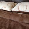 POŚCIEL Z WEŁNY KASZMIR GOLD + CAMEL CIEMNY 160x200 + PODKŁAD