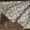 POŚCIEL Z WEŁNY KASZMIR GIRAFFE + CAMEL CIEMNY 160x200 + PODKŁAD