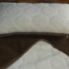 POŚCIEL Z WEŁNY CAMEL CIEMNY + KASZMIR CARO 140x200 + PODKŁAD