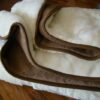KOŁDRA Z WEŁNY CAMEL CIEMNY + KASZMIR WHITE 240x200