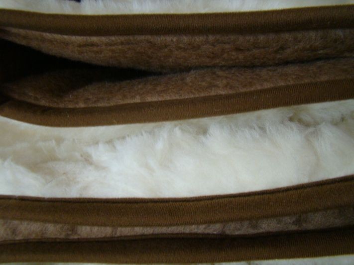 KOŁDRA Z WEŁNY CAMEL CIEMNY + KASZMIR WHITE 240x200