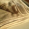 KOŁDRA Z WEŁNY WIELBŁĄDZIEJ CAMEL GREKA JASNA 180x200