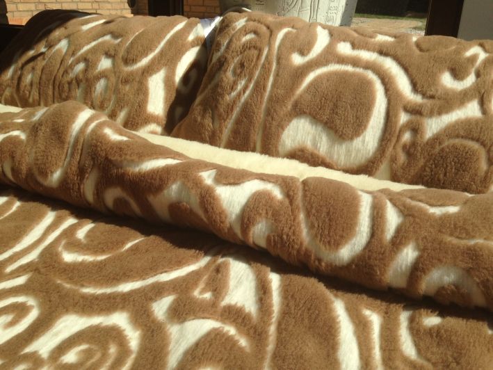 POŚCIEL Z WEŁNY MERYNOS + CAMEL WOOLSTAR 180x200 + PODKŁAD