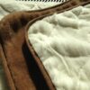 KOŁDRA Z WEŁNY CAMEL CIEMNY + KASZMIR SOFIA 200x200