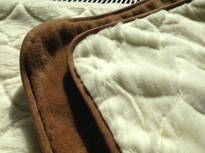 KOŁDRA Z WEŁNY CAMEL CIEMNY + KASZMIR SOFIA 200x200