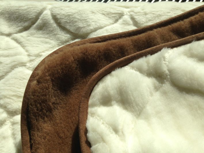 KOŁDRA Z WEŁNY CAMEL CIEMNY + KASZMIR SOFIA 200x200