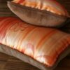 PODUSZKA WEŁNIANA 45X75 CAMEL CHOCOLATTE ORANGE