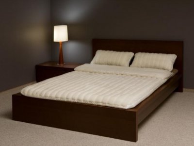 zdjecie-glowne-996 POŚCIEL Z WEŁNY KASZMIR LUX PASY 160x200 + MATERAC
