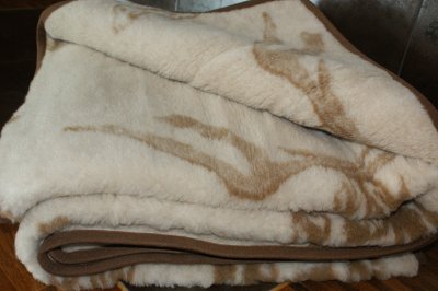 KOC Z WEŁNY WIELBŁĄDZIEJ CAMEL SAHARA 160x200