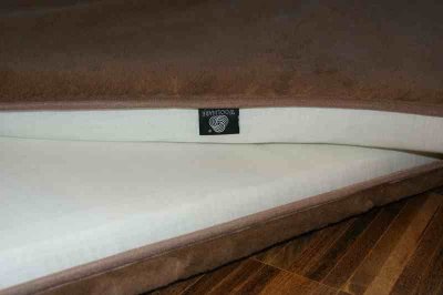 MATERAC Z WEŁNY WIELBŁĄDZIEJ CAMEL CIEMNY (MEGA GRUBY)  90x200