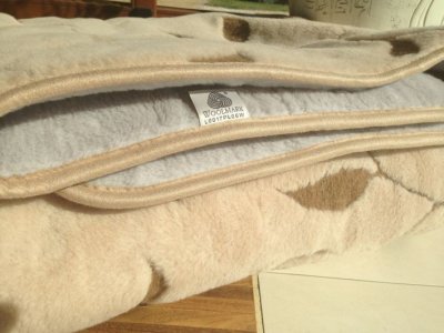 KOŁDRA Z WEŁNY ALPAKI SILVER + CAMEL BENJAMIN BRĄZOWY 220x200