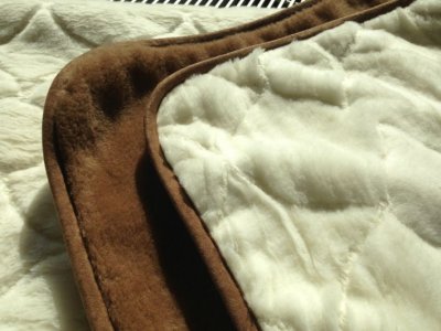 KOŁDRA Z WEŁNY CAMEL CIEMNY + KASZMIR SOFIA 200x200