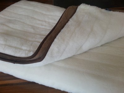 KOŁDRA Z WEŁNY CAMEL CIEMNY + KASZMIR LUX PASY 240X200