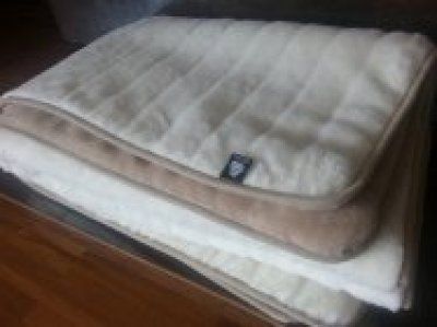 KOŁDRA Z WEŁNY CAMEL JASNY + KASZMIR LUX PASY 180X200