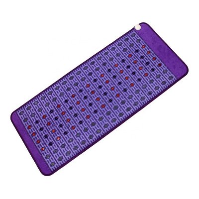 Mata Ametyst + Nefryt + Turmalin + Foton + Pemf VIOLET SPA 80x190 cm - Kolekcja 2025 - dodatkowo pole magnetyczne PEMF + PHOTON - Designerskie wydanie - Piękny Luksusowy Zamsz - Cena Katalogowa 5980 złotych