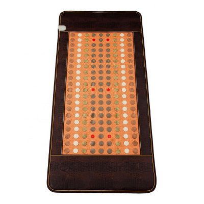 Mata 4 Kamieni BROWN SPA PEMF Bian+Nefryt+Turmalin Brown+Turmalin White+Foton 90x190 cm - Niespotykane połączenie 4 Kamieni - pole magnetyczne PEMF - Sprzedaż wyłącznie dla Firm w Hurcie przy zakupie minimum 4 sztuk cena za sztukę