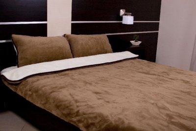 zdjecie-glowne-4780 POŚCIEL Z WEŁNY KASZMIR GŁADKI + CAMEL CIEMNY 240x200 + PODKŁAD