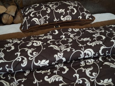 POŚCIEL Z WEŁNY CAMEL CIEMNY BROWN MEDIOLAN 140x200