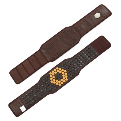 Pas Turmalinowy z ceramiki turmalinu Hexagon KAINOS 25x140 cm - 149 sztuk Turmalinu - Sprzedaż wyłącznie dla Firm w Hurcie przy zakupie minimum 4 sztuk cena za sztukę