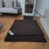 KOC Z WEŁNY ALPAKI NATURALNY CIEMNY BRĄZ 220x200