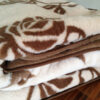 POŚCIEL Z WEŁNY WIELBŁĄDZIEJ CAMEL CIEMNY TULIPAN 140x200 + MATERAC