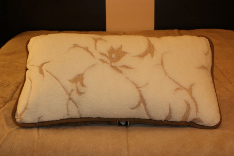 POŚCIEL Z WEŁNY MERYNOS GAŁĄZKA + CAMEL CIEMNY 160x200 + PODKŁAD