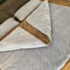 POŚCIEL Z WEŁNY ALPAKI SILVER PASY + CAMEL CIEMNY PASY 200x200
