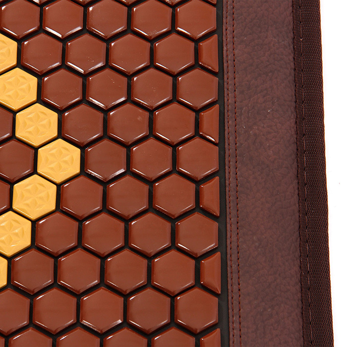 Mata Turmalinowa 50x150 cm z ceramiki turmalinu BROWN & YELLOW - 637 sztuk Turmalinu - Super Jakość Ceramiki Turmalinu - Sprzedaż wyłącznie dla Firm w Hurcie przy zakupie minimum 4 sztuk cena za sztukę